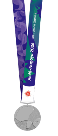 Silver medal — 20th Asian Games Aichi-Nagoya 2026